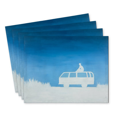 Relax Camping Car Polyester Andaluss Set of 4 - Home Decor