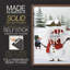 «Christmas Holiday Art CCXLV III», reproduction d'art encadrée - bois massif-1761588393-1761588404