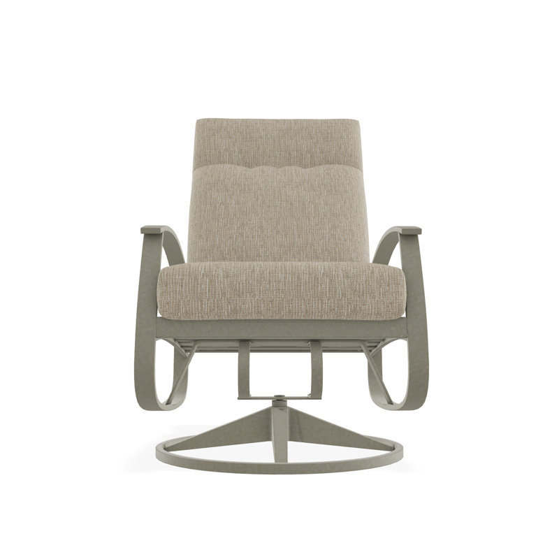 Belle Isle Outdoor Lounge Chair, Storm, Illusion Plaid Birch