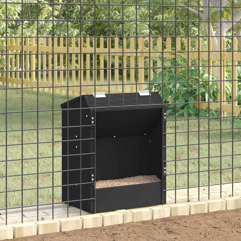 Small Animal Feeder, Black