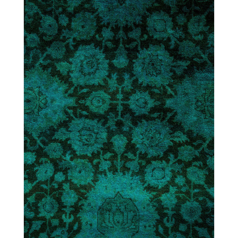 Tapis noué à la main Weirsky - One-of-a-Kind Weirsky - Vert
