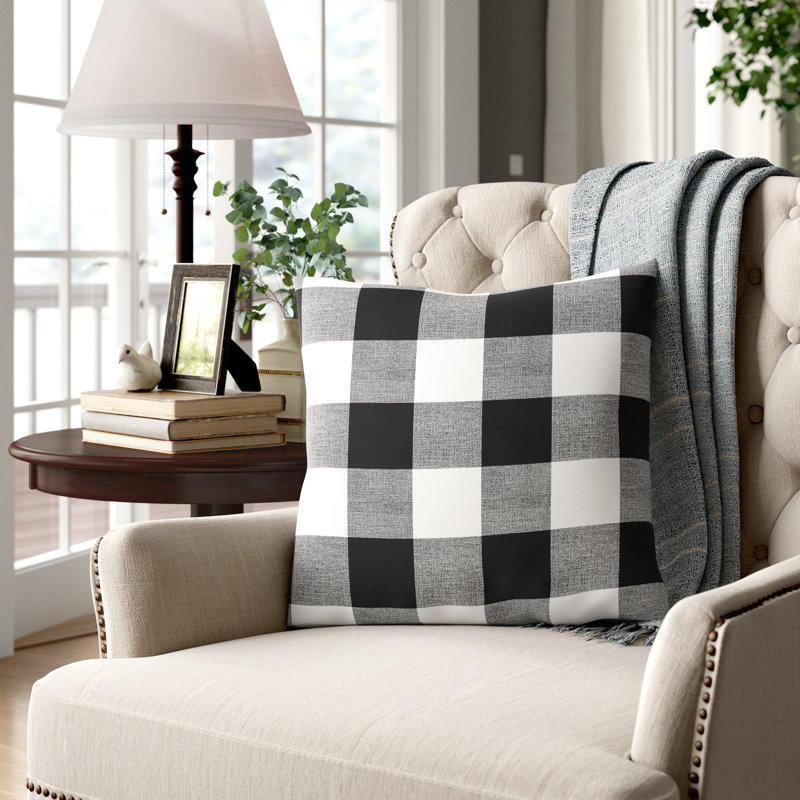 Coussin Lin, 100% fibre de polyester, H 18 po x l 18 po