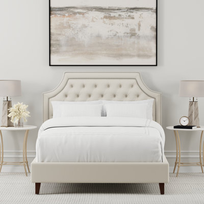 Seline Tufted Upholstered Standard Bed
