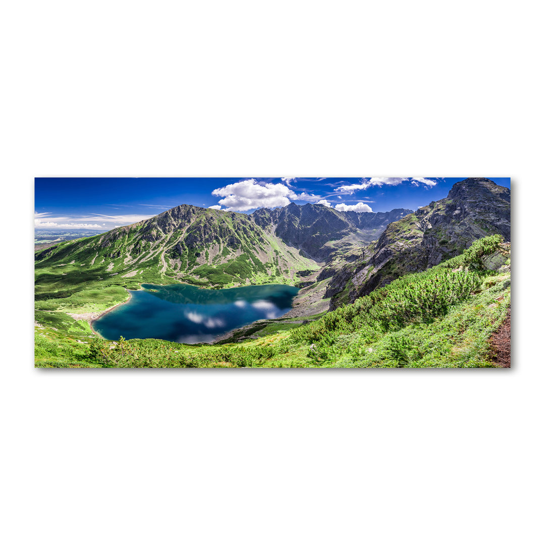 Schwarzer Teich Tatry - Ungerahmte Fotografie auf Leinwand