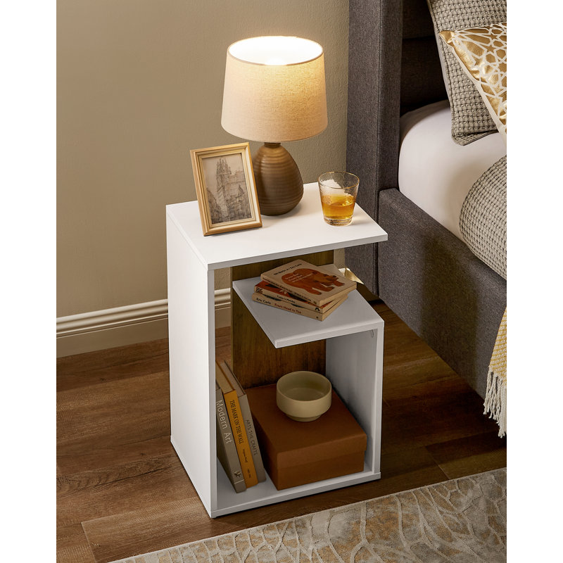 Aleander Block Rectangular Side Table