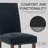 Bontrager 20'' H Linen Dining Chair - Upholstered Parsons Side Chair-322765426