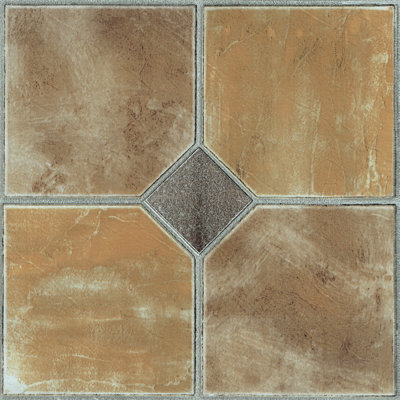 Carreau de vinyle ardoise rustique 12 po x 12 po Nexus