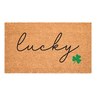 Lucky Shamrock Doormat 24"x36"
