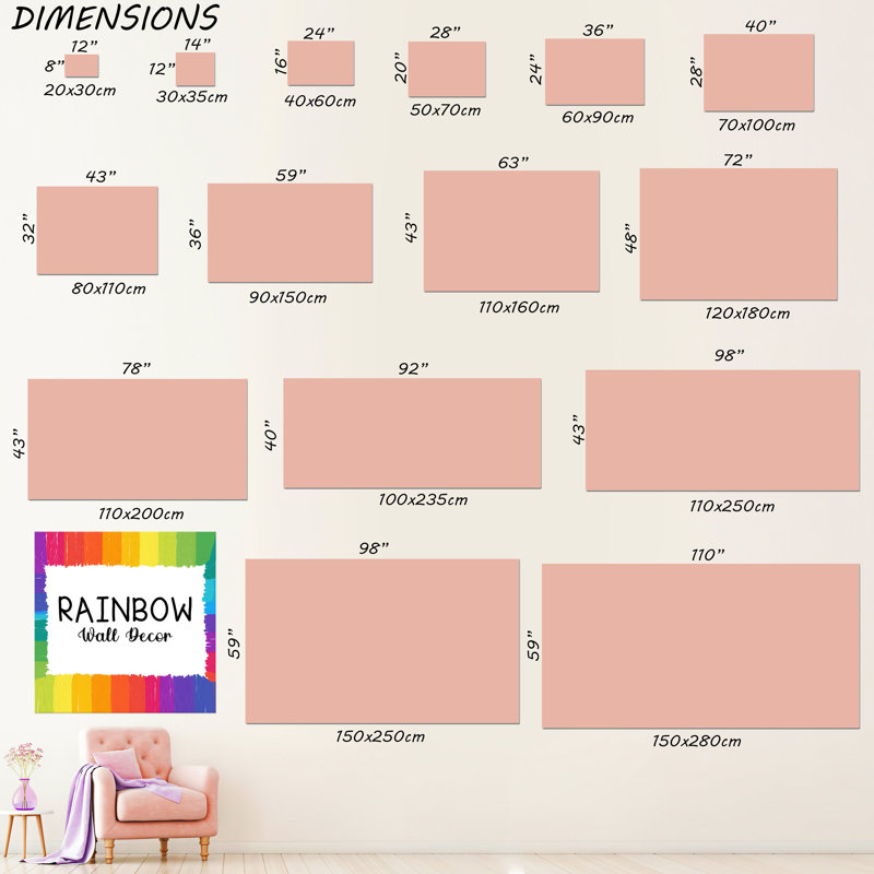 Art mural en toile de coton avec définition du temps inspirant pour la motivation et le succès au travail, H 30 po x l 41 po