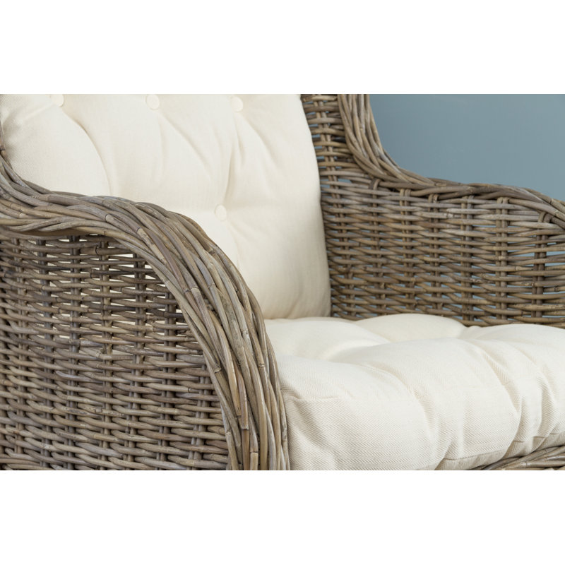 Keyes Patio Dining Armchair with Cushion