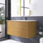 Meuble-lavabo mural simple 36 po avec lavabo en céramique 36 po