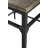 Coldiron Solid Wood Top End Table