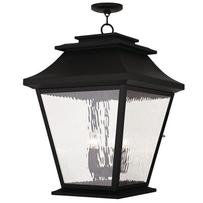 Lanterne suspendue d'extérieur 5 lumières H 25 po Amylee