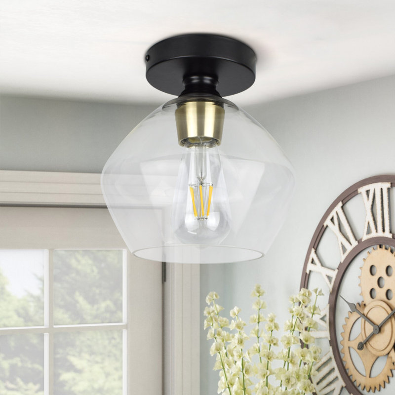 Plafonnier semi-encastré 1 lumière 7,85 po Ruthlia