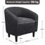 Boucle Club Chair Combining Contemporary and Traditional Design-1090944731