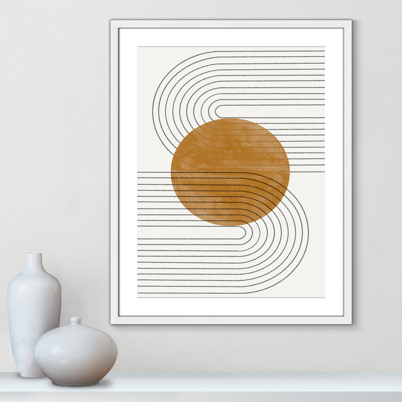 Échos courbés par Miuus Studio, Blanc satiné, 23.5'' W x 29.5'' H, Imprimé mat