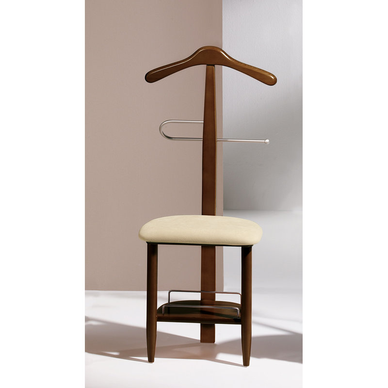 Freestanding Valet Stand, Walnut