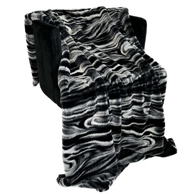 Couverture en fausse fourrure