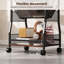 Rolling Utility Cart, Mobile File Organizer with Wheels & Brakes