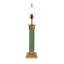 Lampe de table colonne en métal texturé-100852270