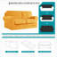 Sofa Cover With Separate Seat Cushions And Backrests Stretch Velvet Sofa Slipcover Couch Covers Furniture Protector Split Combined (2 Seat Set 5 PCS)-1578394227-1595683230