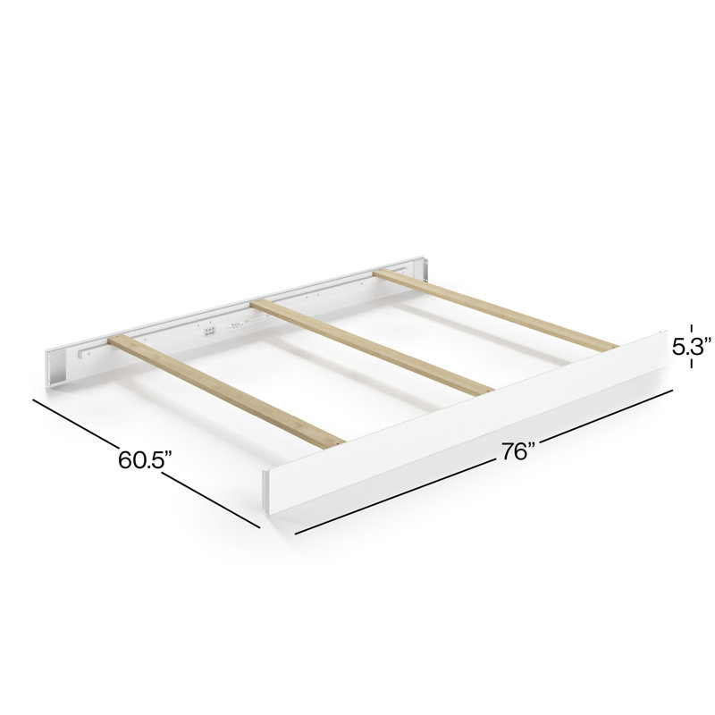 Child Craft Full-Size Bed Rails, Matte White