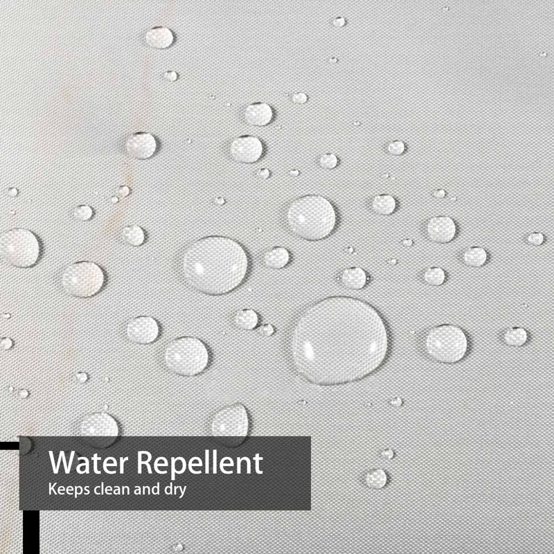 Rideau de douche Marble Tile, L 72 po x l 72 po