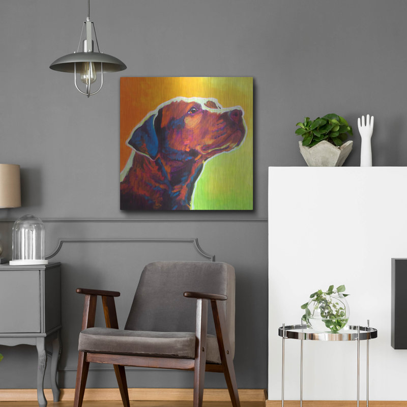 «Pit Bull - Fuji» par Dawg Painter, H 24 po x l 24 po