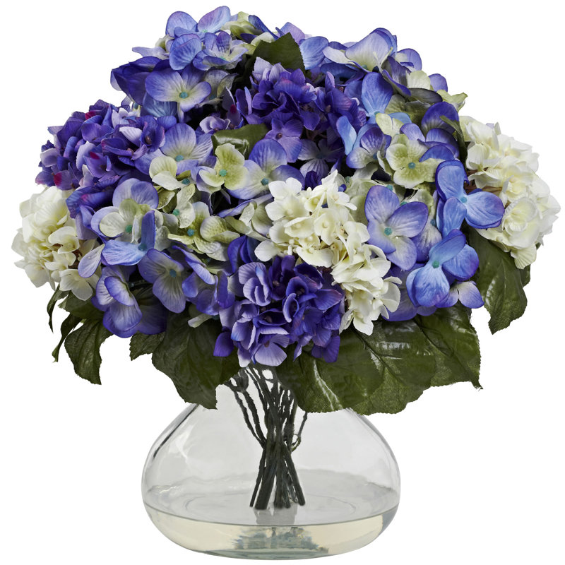 Hydrangea Arrangement in Vase