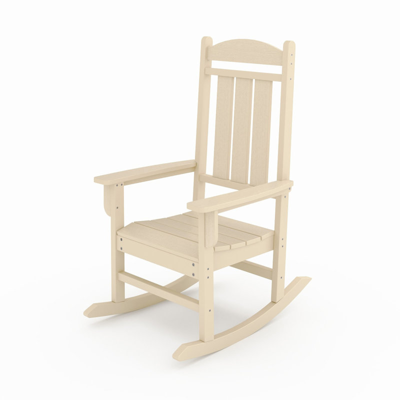 Traditional Porch Rocker, Beige