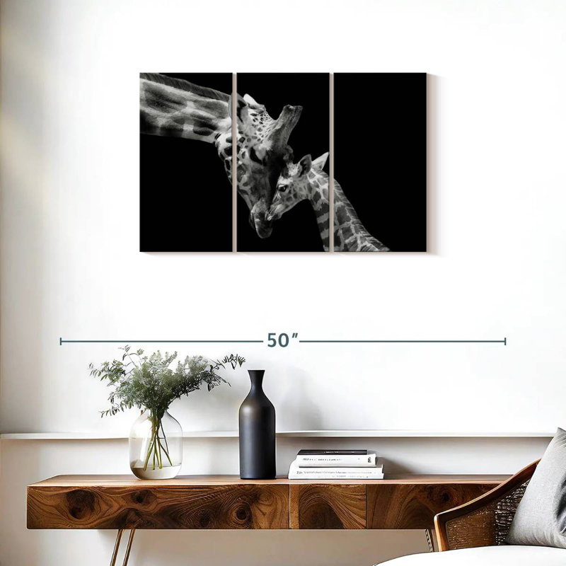«Brampt Doting Mother Giraffe», H 20 po x l 33 po