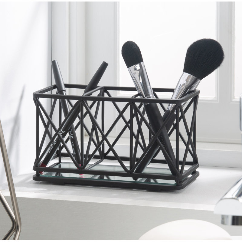 Chipper Metal 3 Compartment Makeup Organizer