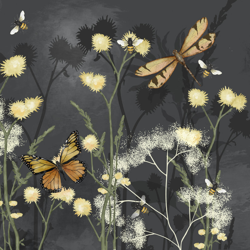 Garden Magic II by Jade Reynolds - Wrapped Canvas Painting, 76cm H x 76cm W x 3.8cm D