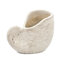 Boîte à fleurs 8,5X5,5X6,3 "sable et ciment Nautilus avec finition texturée beige-1127017148