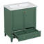 Meuble-lavabo de salle de bain avec lavabo, armoire de salle de bain moderne avec tablette, portes et tiroir