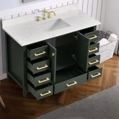 Meuble-lavabo 48 po avec lavabo simple 48 po
