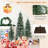 5' Lighted Pine Christmas Tree
