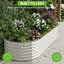 Boîte à fleurs d'extérieur en métal, lit de jardin surélevé pour légumes et fleurs-1051637835-1051637839