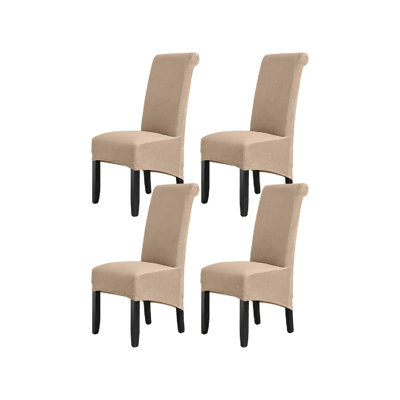Polyester Box Cushion Dining Chair Slipcover