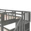Versatile Stairway Bunk Bed with Drawer Storage and Guard Rail, Ideal for Families and Sleepovers, Ensuring Comfort and Organization.