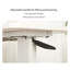 (UPGRADED) Bureau de chevet, table de chevet mobile à roulettes inclinable avec roulettes, table de chevet à plateau à hauteur réglable pour canapé de lit d'ordinateur portable, blanc-919263768-919263770
