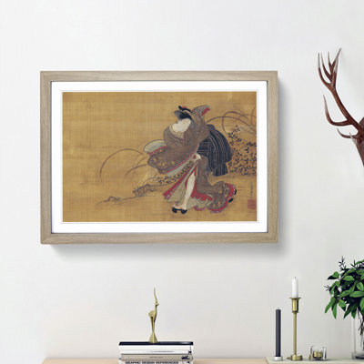 Beauty In An Autumn Field by Isoda Koryusai - Single Picture Frame Painting