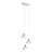 Renmarco Contemporary 3-Light Cluster Pendant-585071450