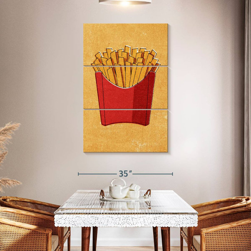 Frites Yarlin, H 57 po x l 36 po