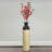 Dylon Black or White Cylinder-Shaped Tall Bamboo Floor Vases, Heights of 31 and 23.5 Inches-2016193272-2016193275-2071473211