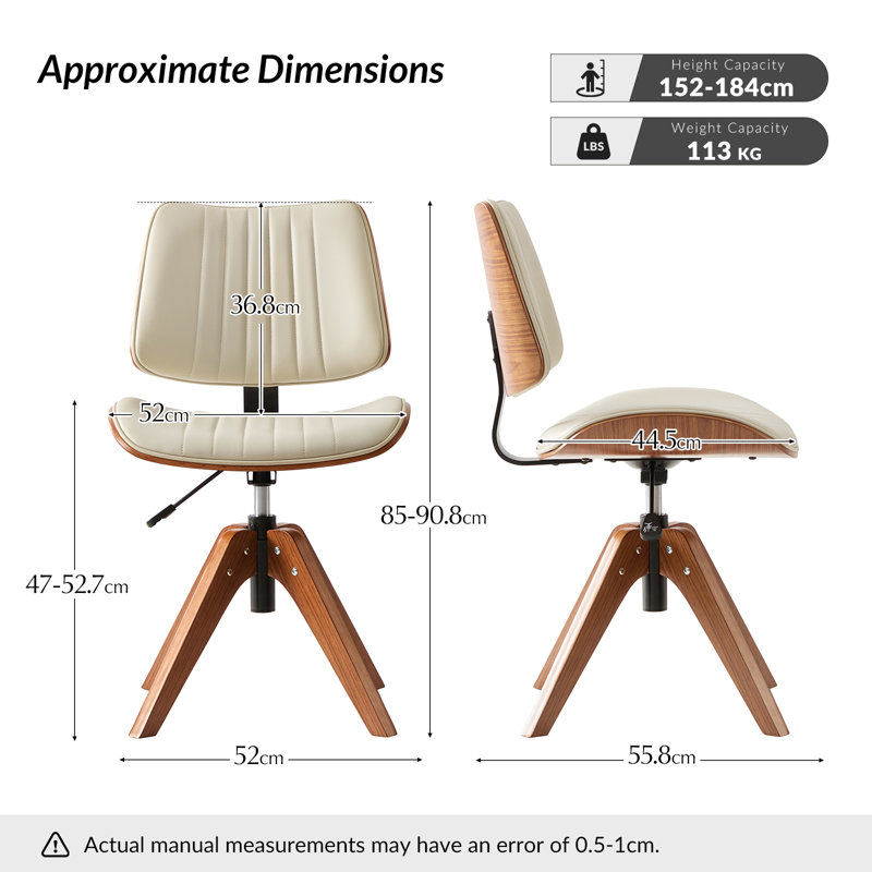 George Oliver Side Chair, Ivory