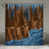 Brun foncé / bleu moyen