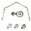 Tringle à rideaux simple pour baie vitrée réglable de 28 à 48 po Heasley-529560839-467922007