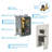 Topcraft 16-Inch Ceiling Mount Square Shower System With Rough-In Valve