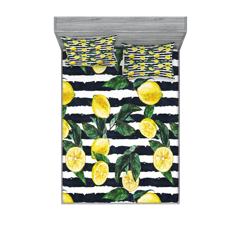 Ensemble de taie décorative et coussin décoratif moderne Ambesonne, indigo vert forêt